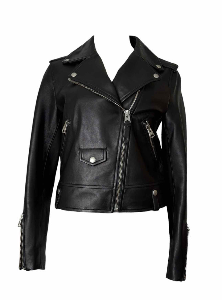 Mackage Size M Leather Moto Jacket