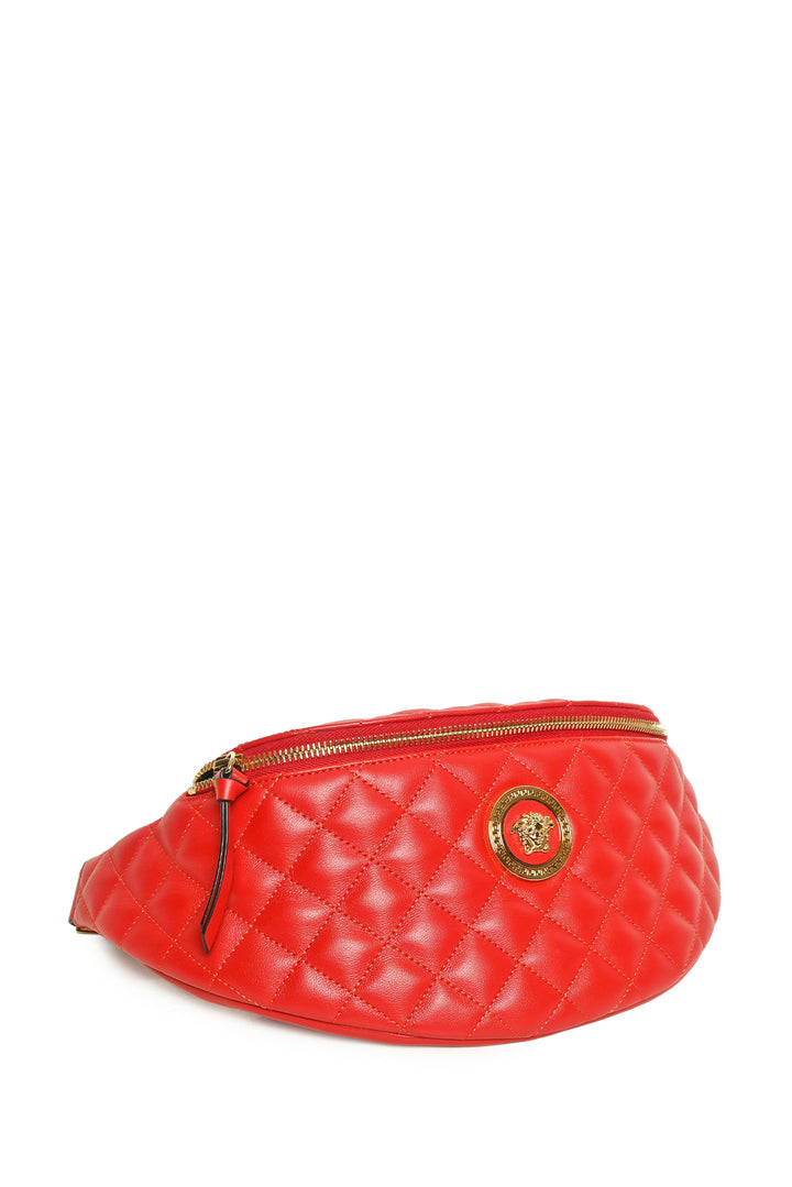 Versace Medusa Quilted Leather Belt Bag
