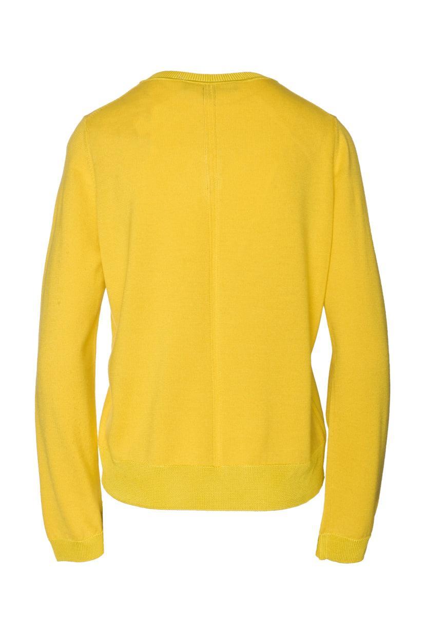 St. John Size S Wool-Blend Button-Up Cardigan