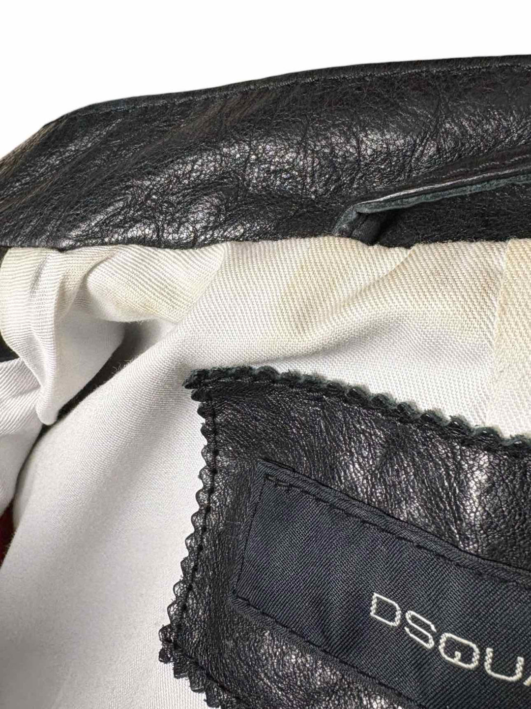 DSquared Leather Moto Size XS Jacket