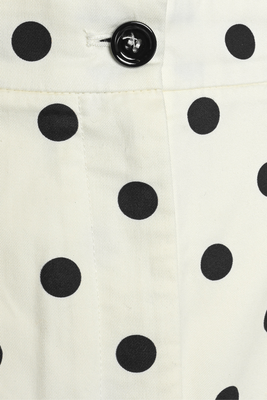 Dolce & Gabbana Size 40 High Waisted Polka-dot Mini Shorts