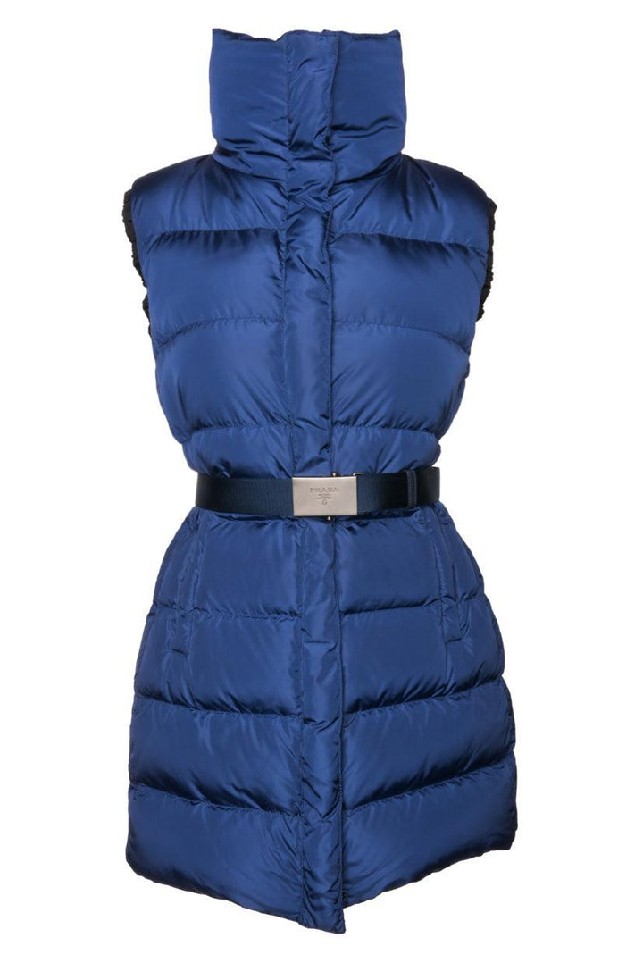 Prada Size 40 2012 Belted Down Vest
