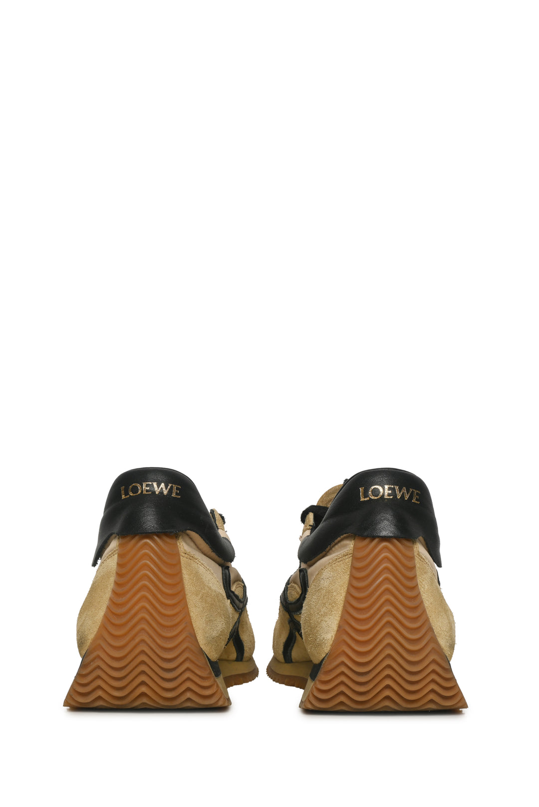 Loewe Size 40 Flow Runner Nylon & Suede Sneakers