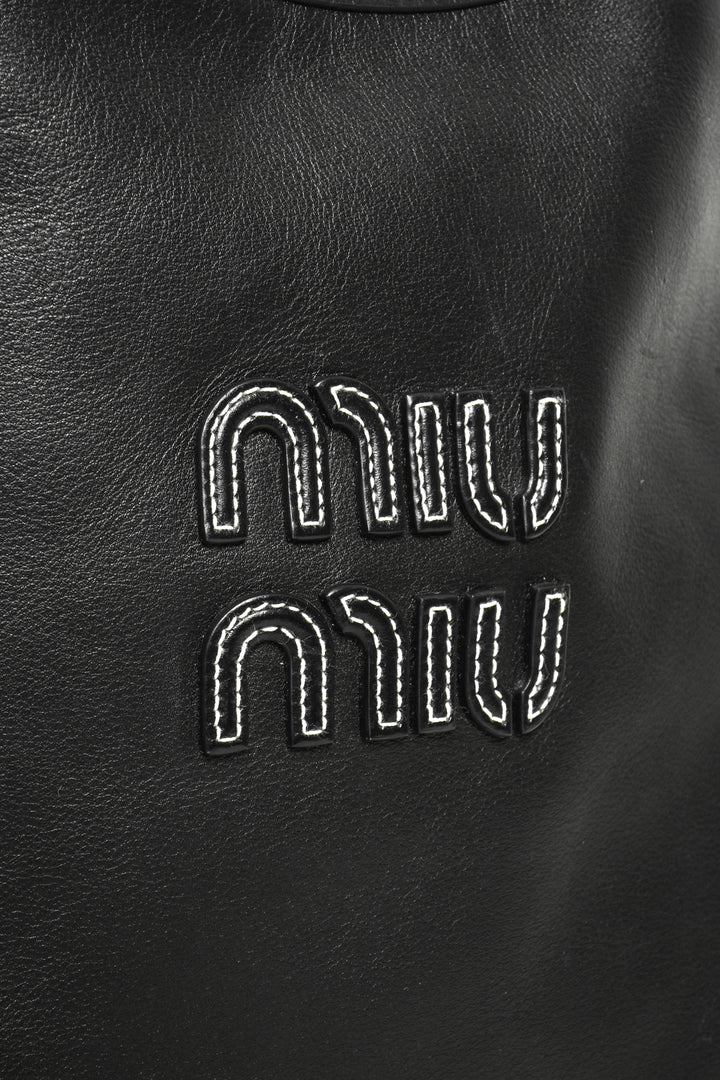 Miu Miu Ivy Leather Tote Bag