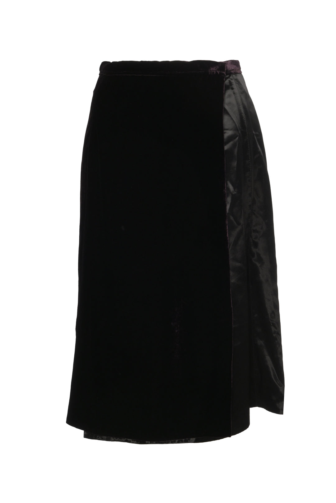Marni Size 42 Velvet Wrap Skirt