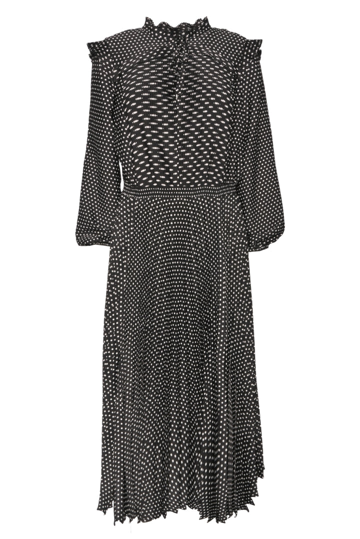 maje Size 42 Pleated Maxi Dress