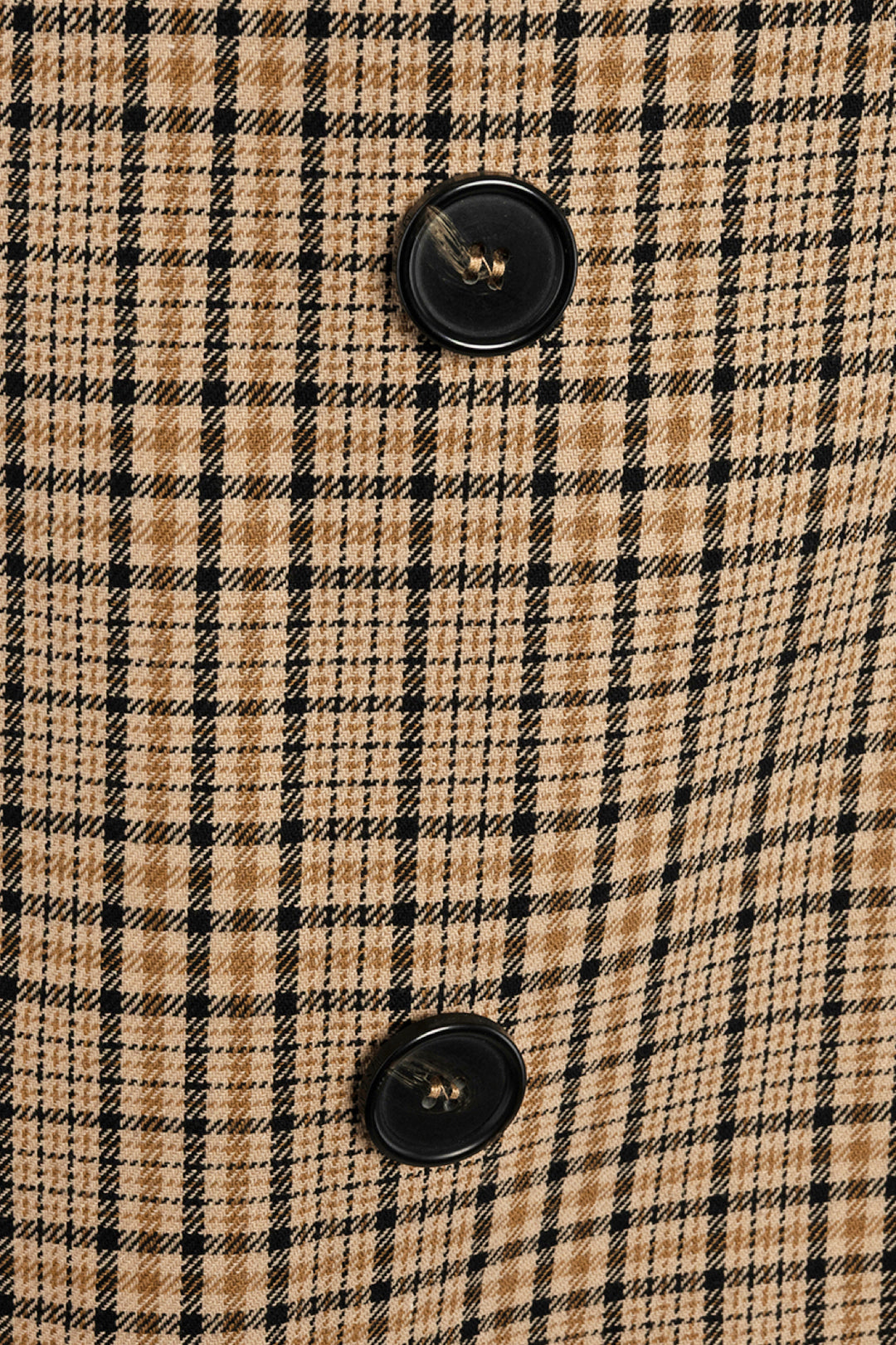 MSGM Size 38 Mid-Length Check Print Jacket