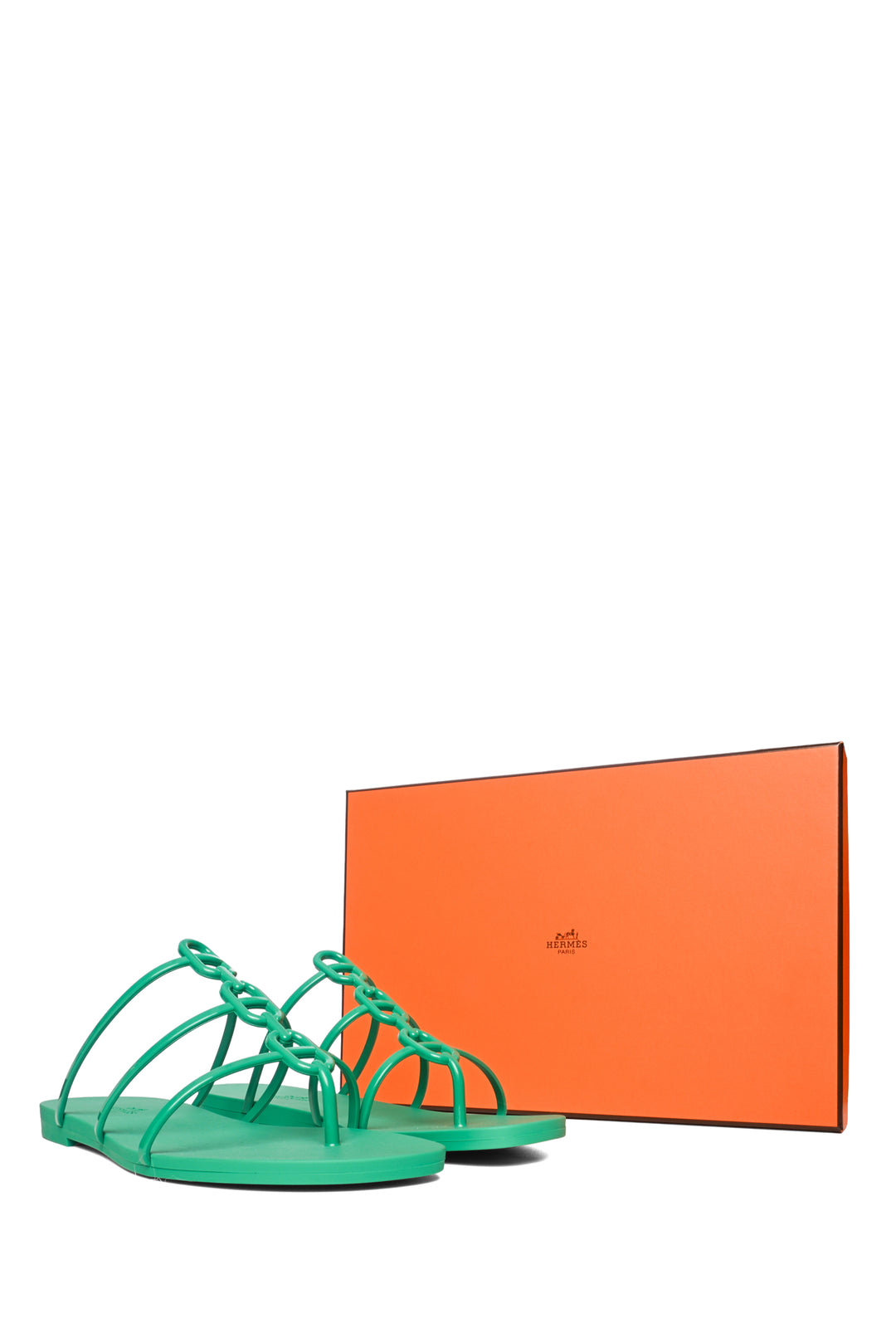 Hermes Size 38 Mykonos Sandals
