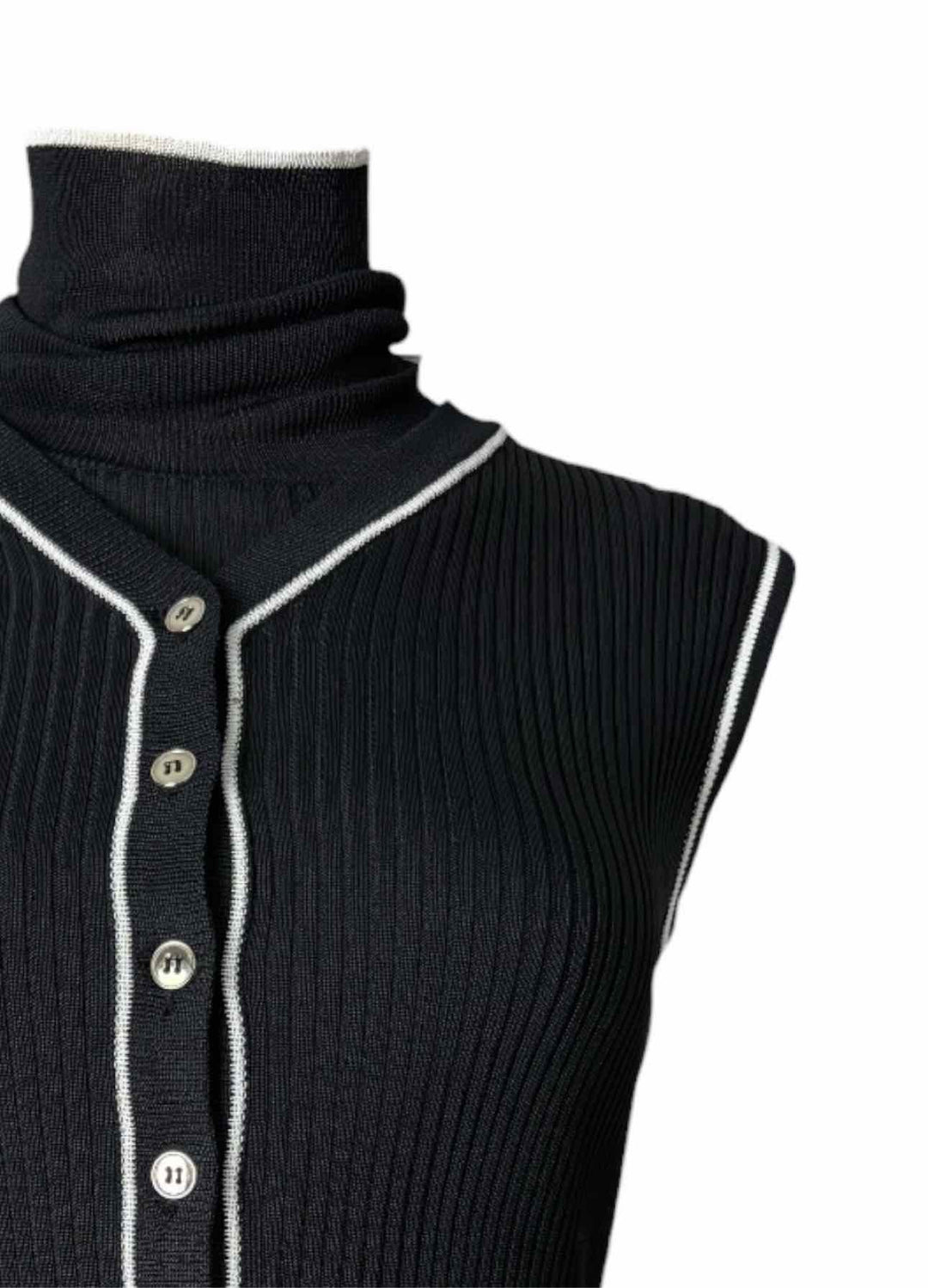 Dolce & Gabbana Size 44 Sleeveless Ribbed Sweater Set