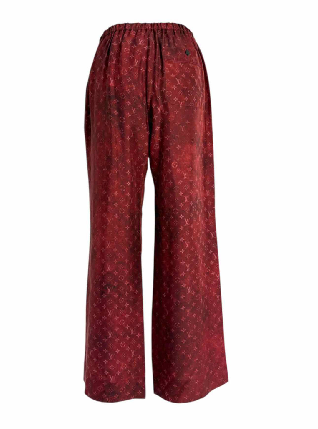Louis Vuitton Size 36 Mahina Print Silk Pants