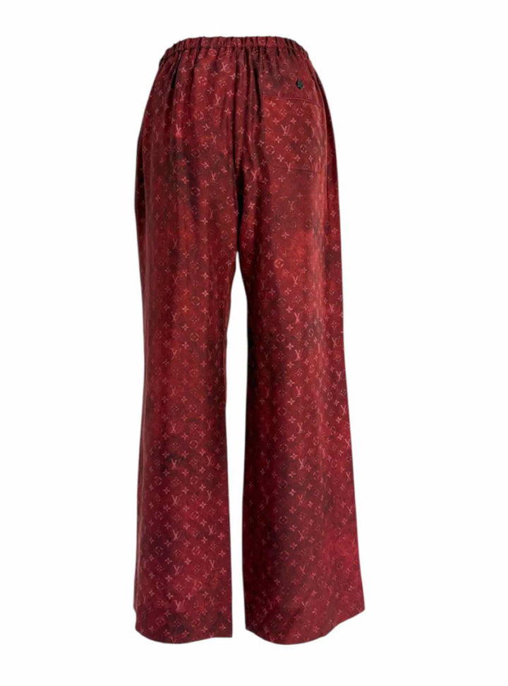 Louis Vuitton Size 36 Mahina Print Silk Pants