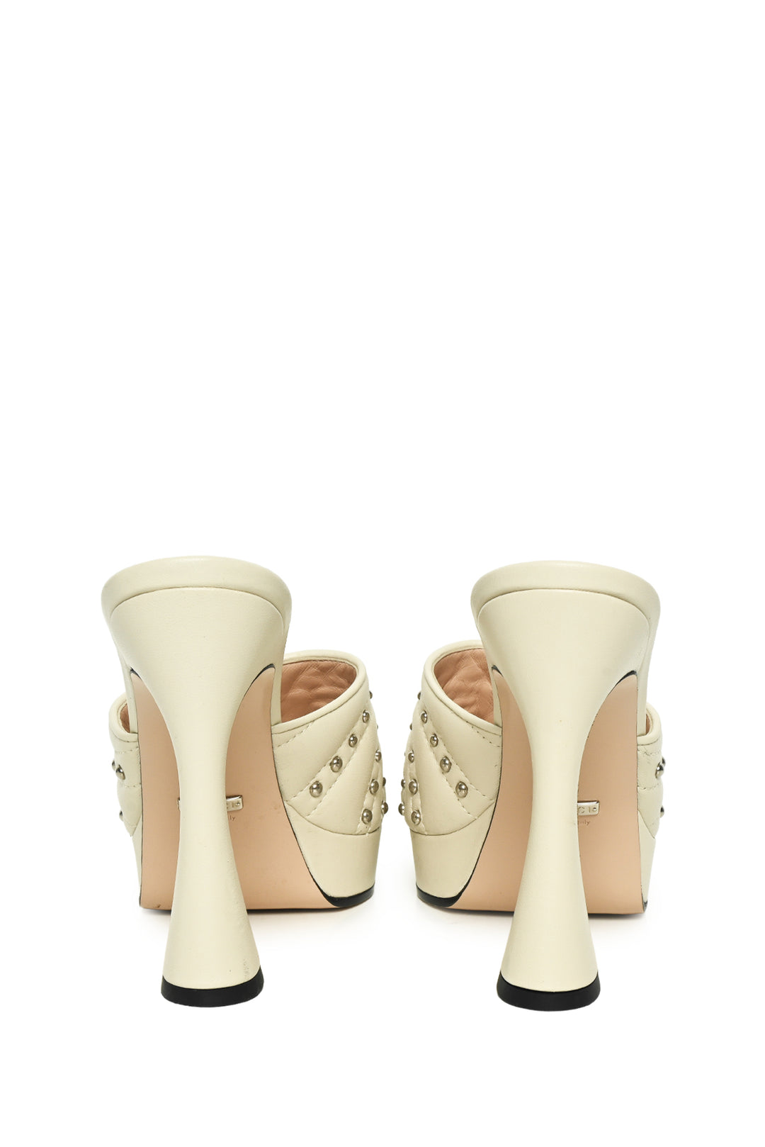 Gucci Size 39 Studded Platform Mules