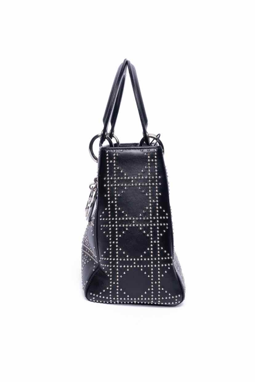 Christian Dior Lady Dior Medium Studded Cannage