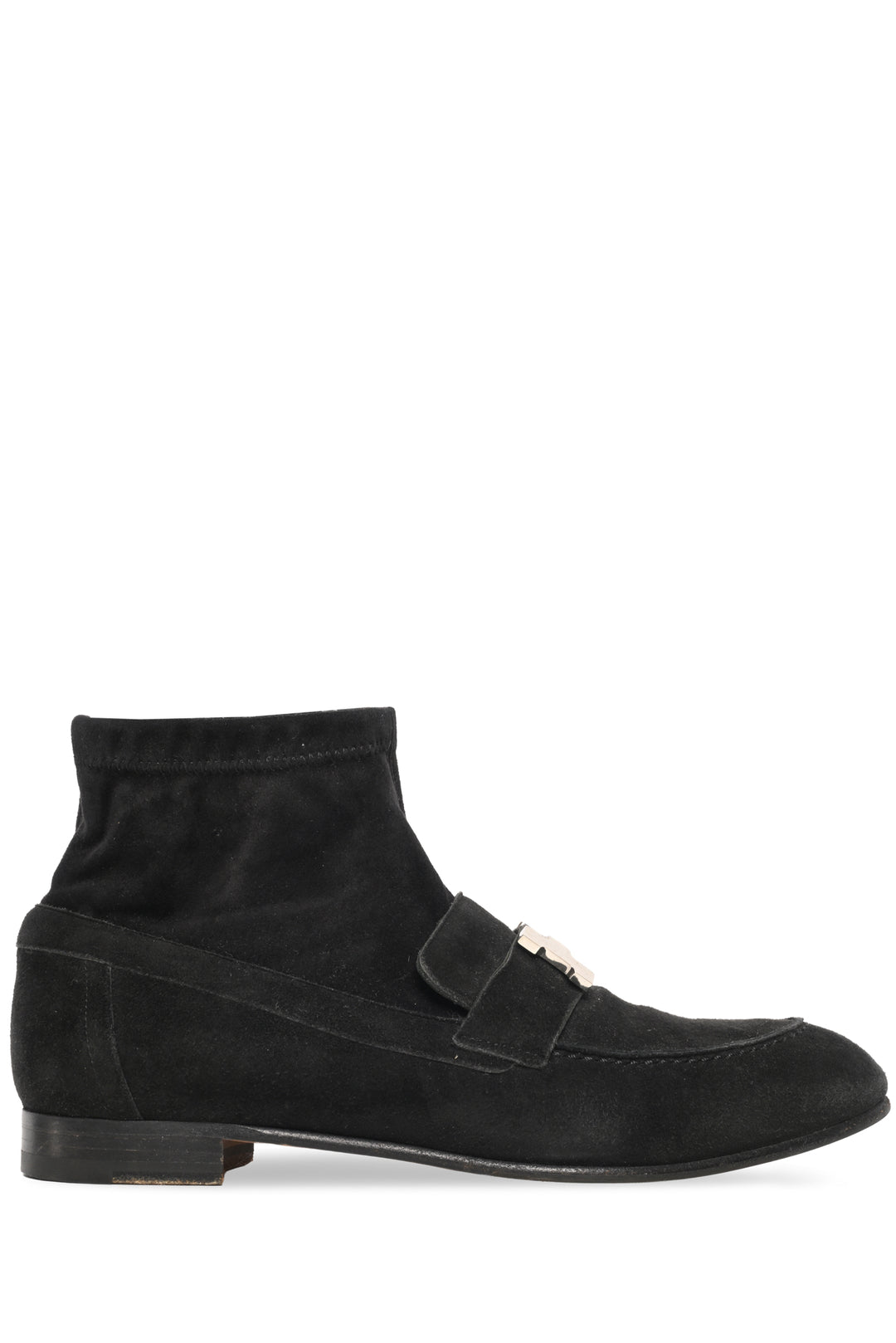 Hermes Size 36.5 Saint-Honore Suede Ankle Boots