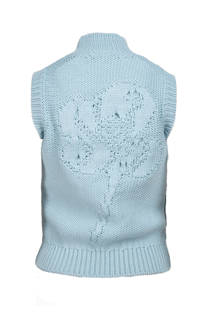 Cecilie Bahnsen Size XS/S Irina Floral Knitted Vest