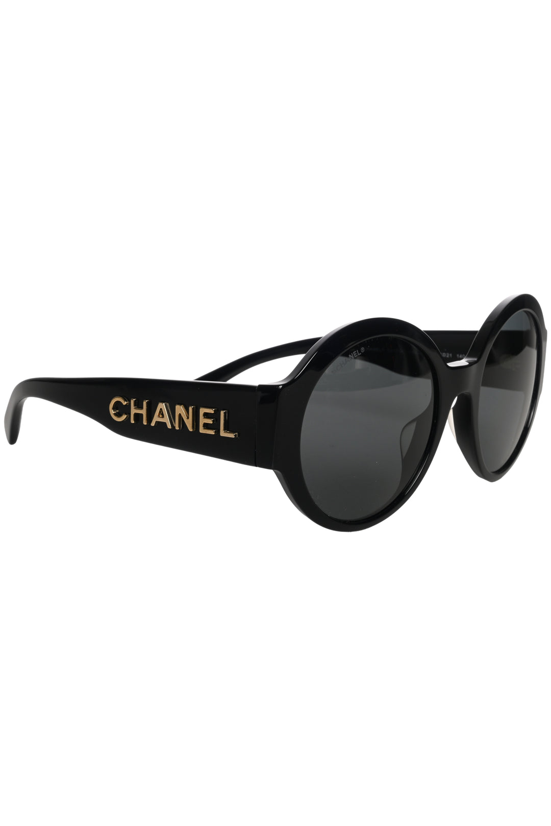 Chanel Logo Round Sunglasses