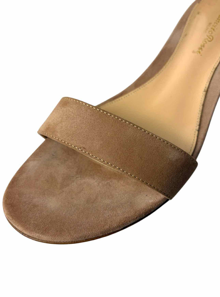 Gianvito Rossi Size 37.5 Suede Sandals