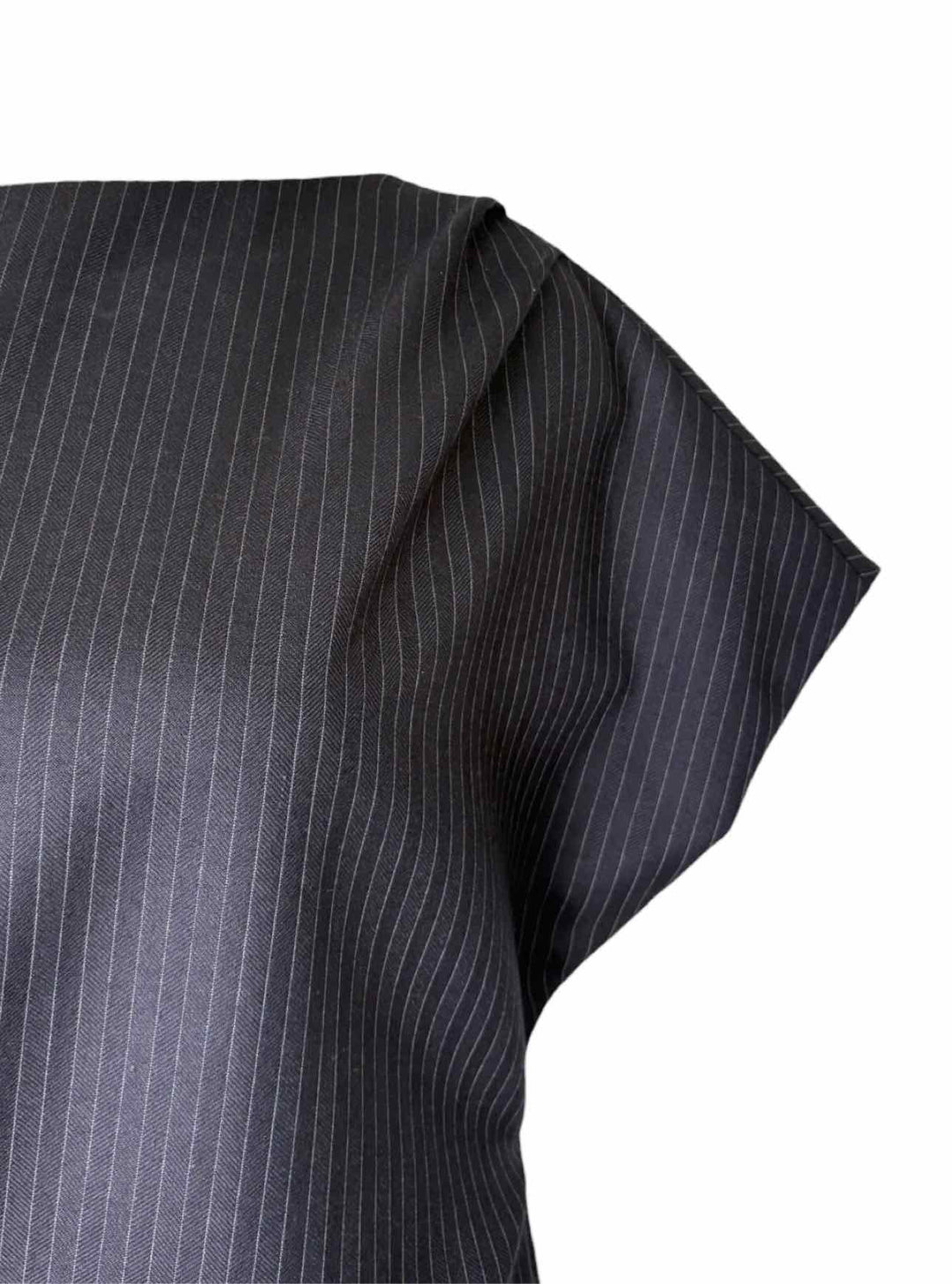 Dries Van Noten Size 40 Pinstripe Wool Tops