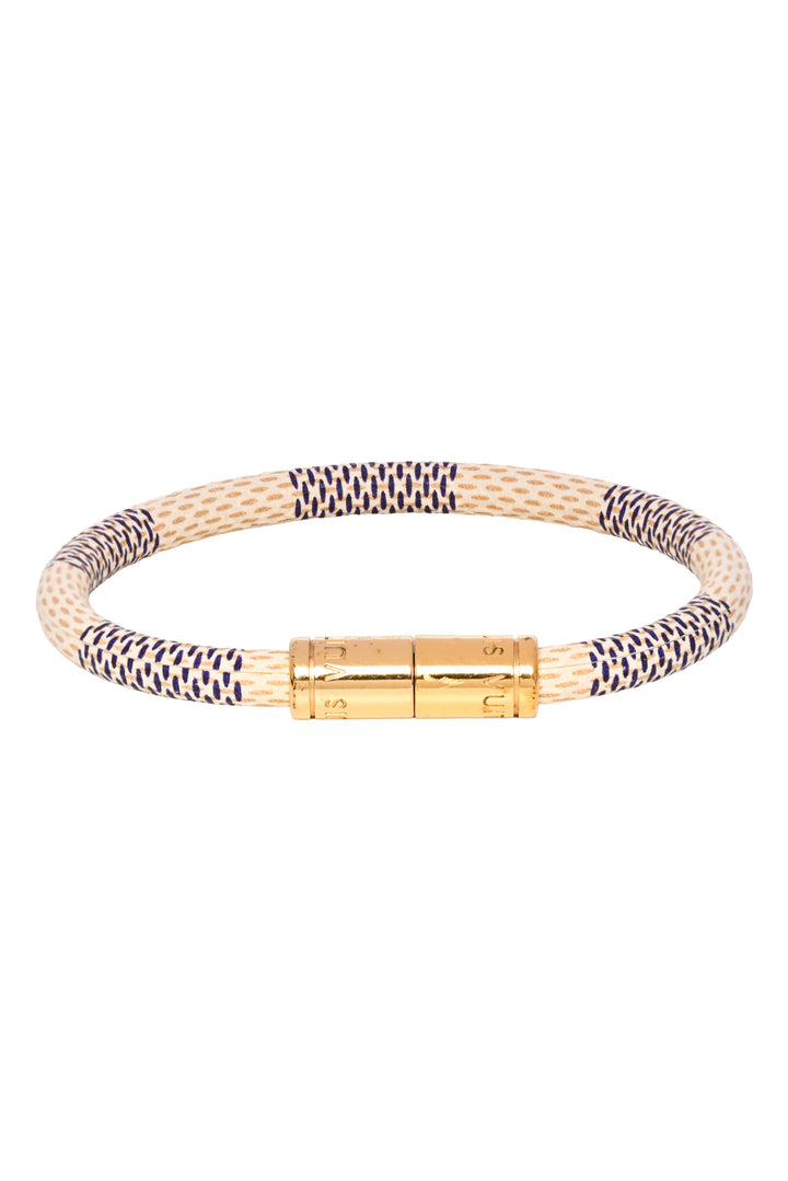 Louis Vuitton Damier Azur Keep It Bracelet