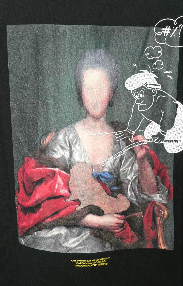 Off White Size L Diag Mariana De Silva Crewneck Sweatshirt