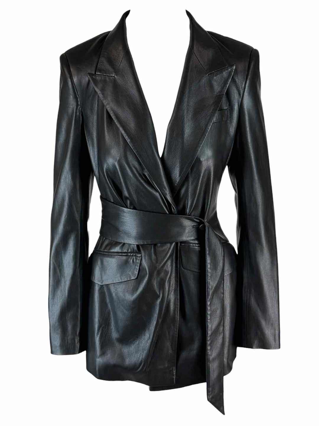 Nanushka Size S Vegan Leather Blazer