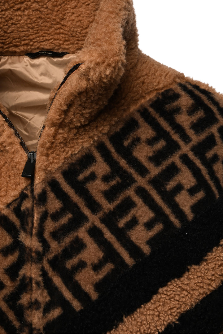 Fendi Size 44 Forever Fendi Teddy Jacket