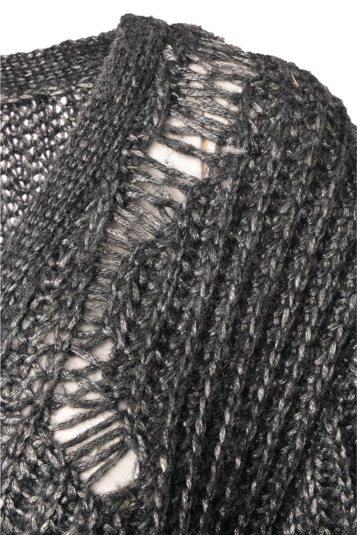 Saint Laurent Size XS 2015 Distressed Knit Cardigan