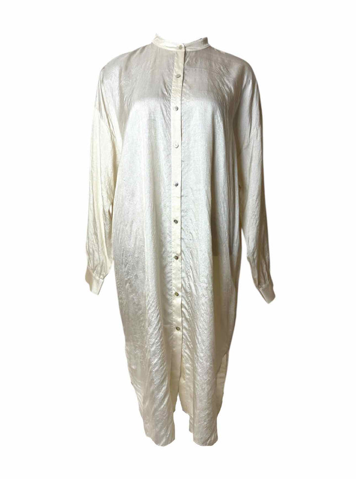 Eileen Fisher Size M Silk Shirt Dress