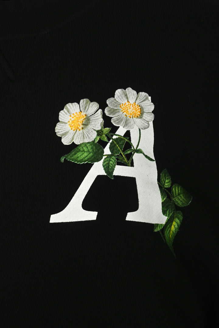 Palm Angels Size M Daisy Logo Comfy Crewneck Sweater