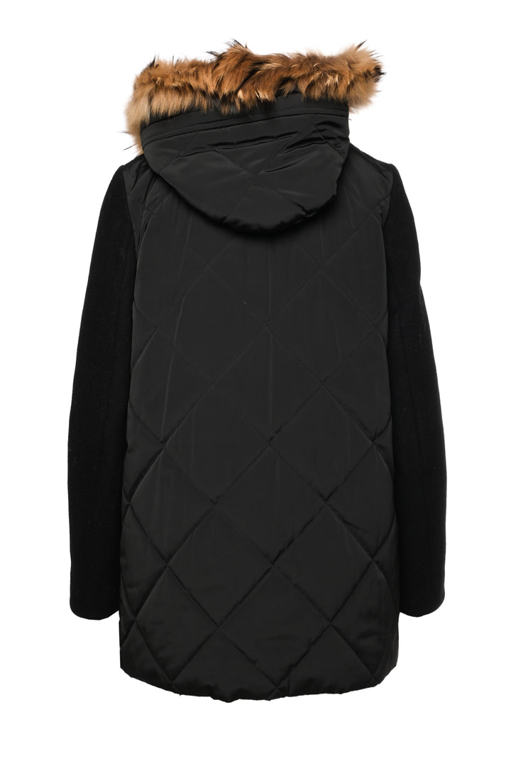 Sandro Size 38 Quilted Coat