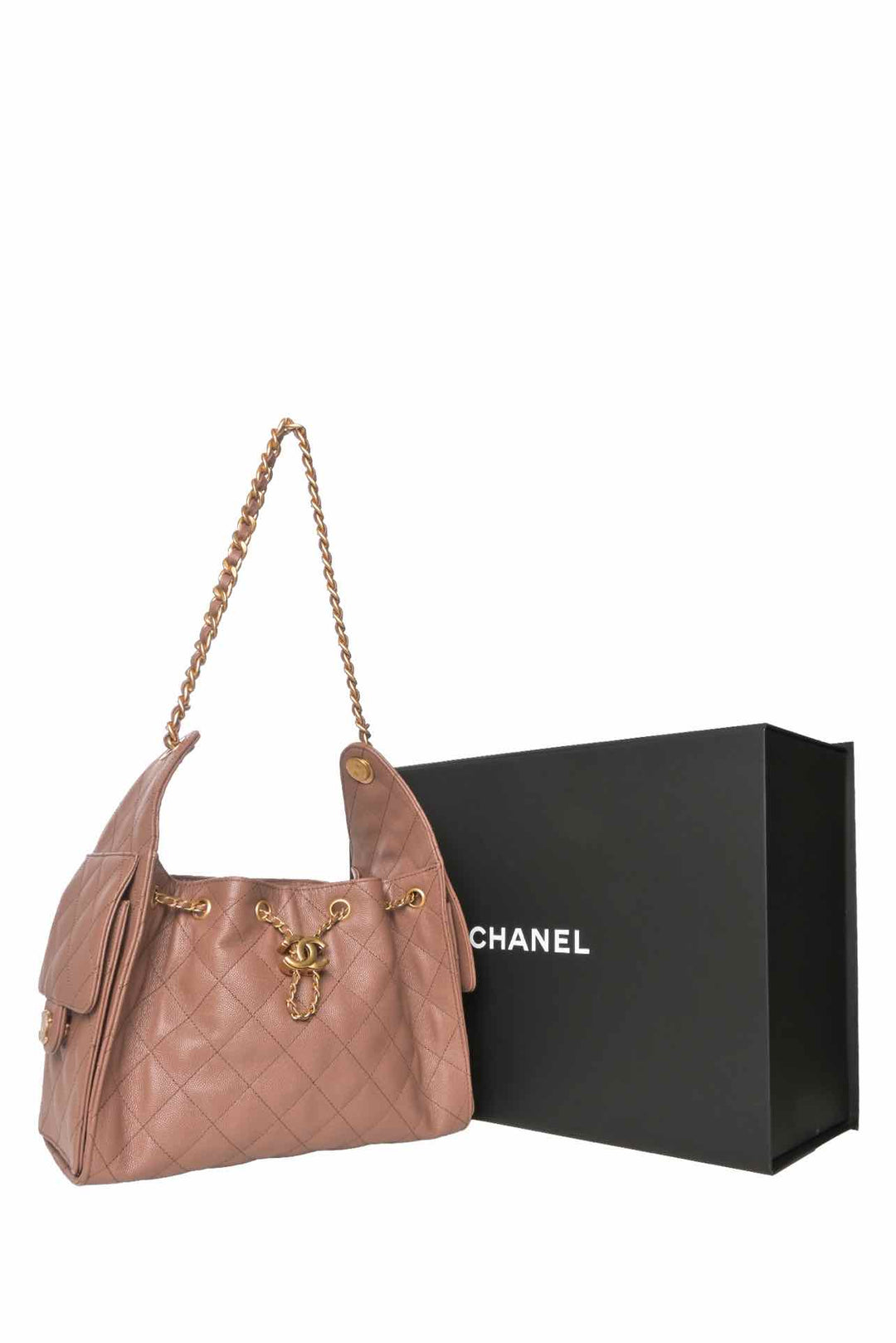 Chanel Grained Calfskin Quilted Small 25 Hobo