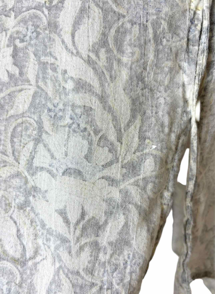 Magnolia Pearl Size OS Block Print Cotton Blouse