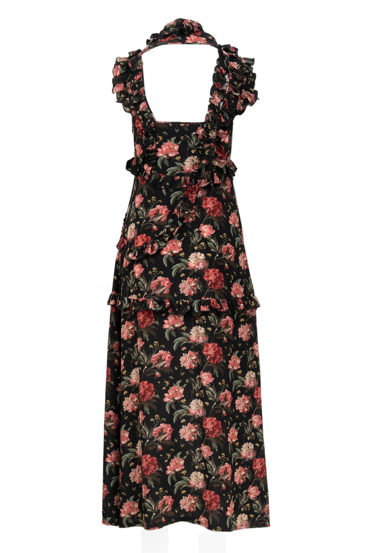 R13 Size S Ruffle Slit Dress