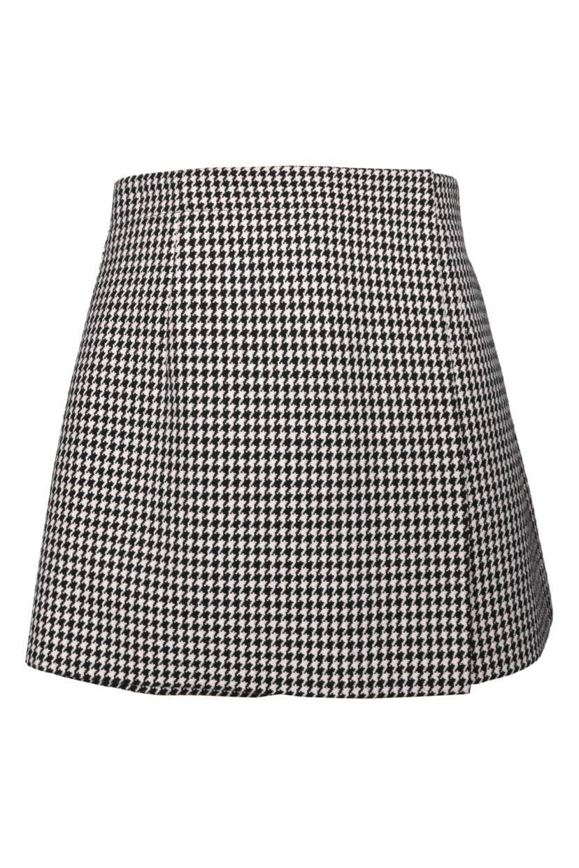 Christian Dior Size 4 Houndstooth Mini Skort