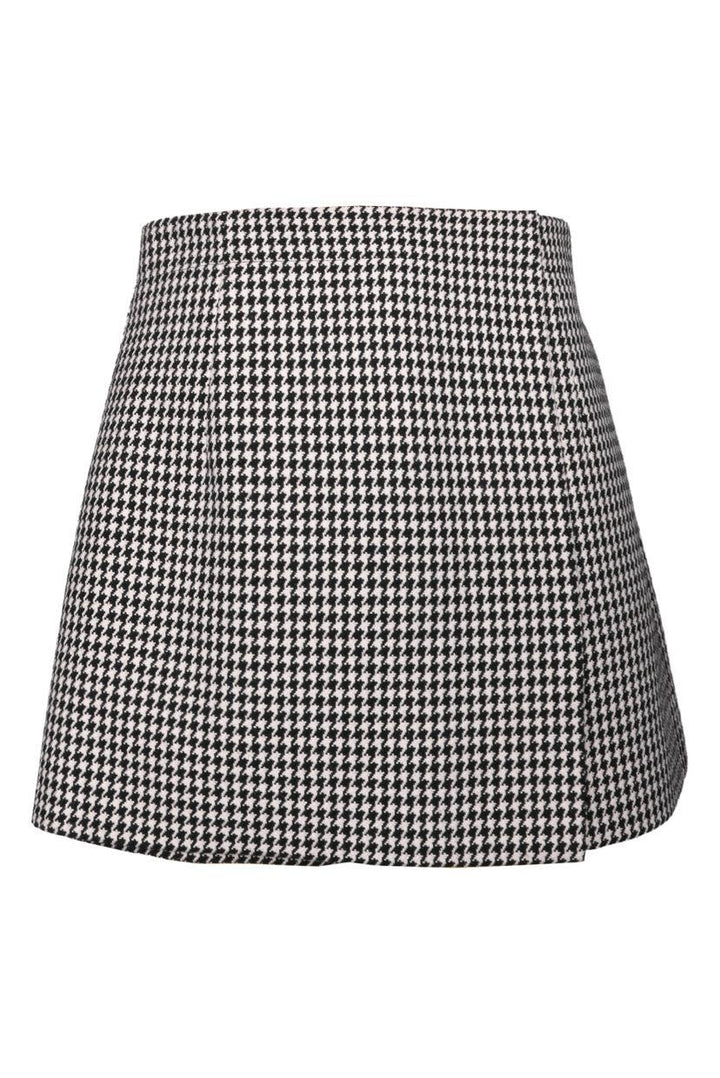 Christian Dior Size 4 Houndstooth Mini Skort