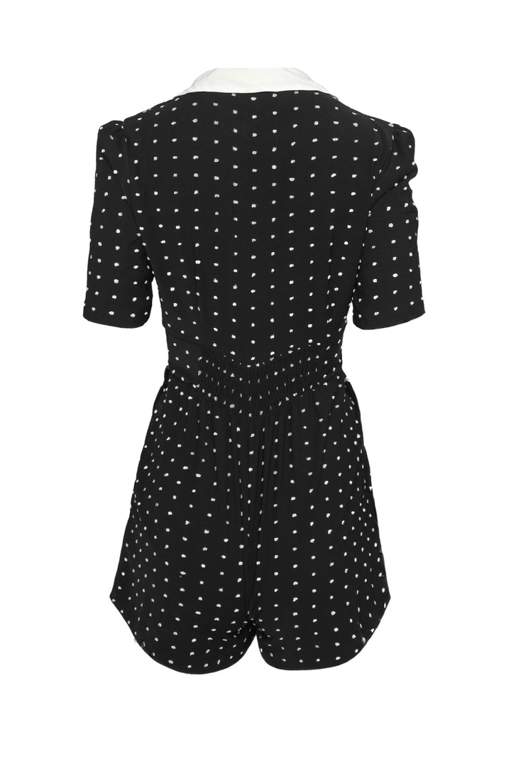 maje Size 36 Irandi Polka Dot Playsuit