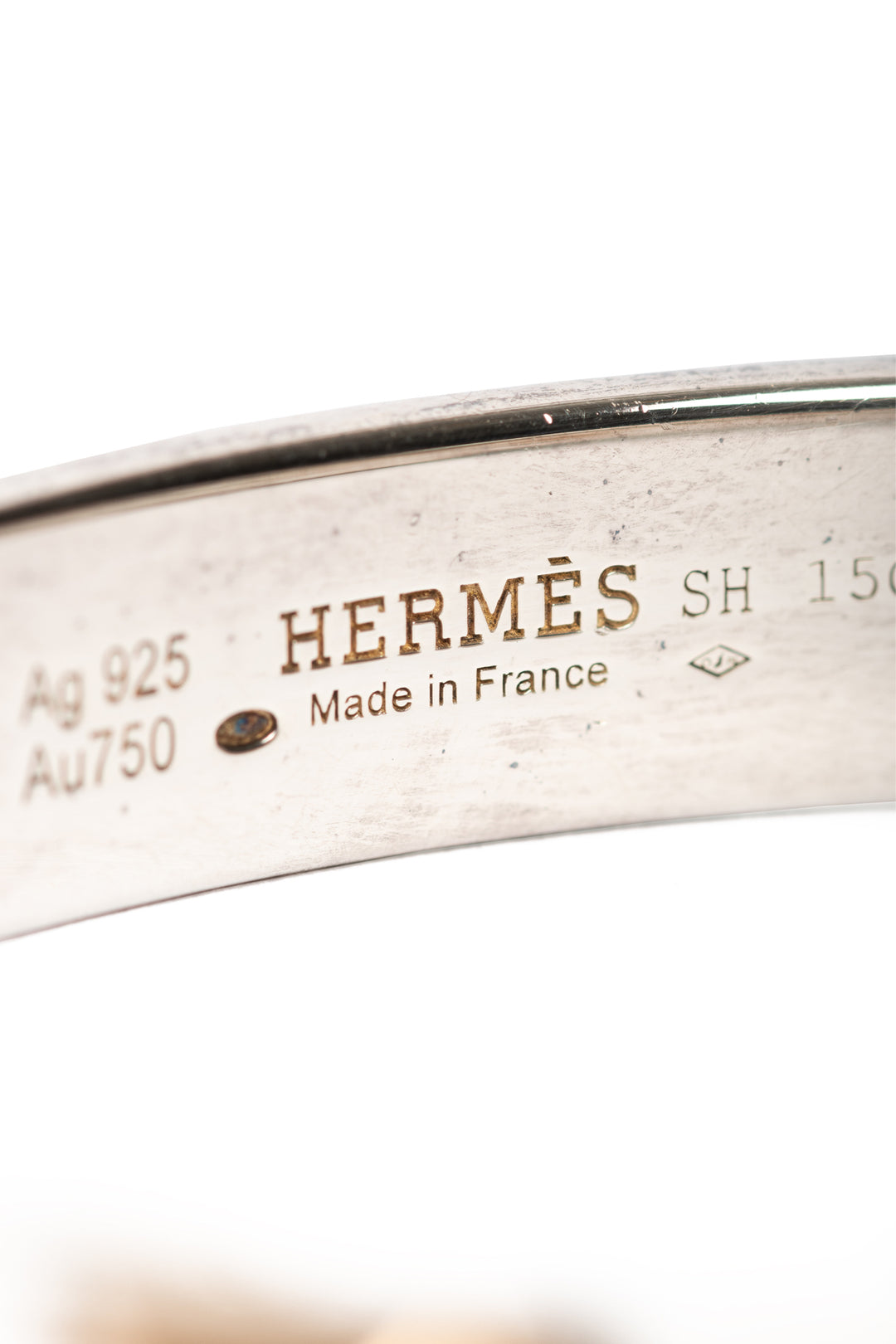 Hermes Two Tone Collier de Chien Bracelet