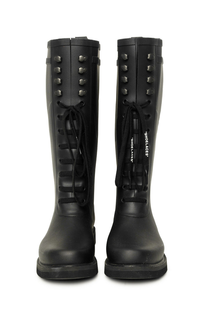 Off White Men's Size 41 "FOR RIDING" Rubber Boots