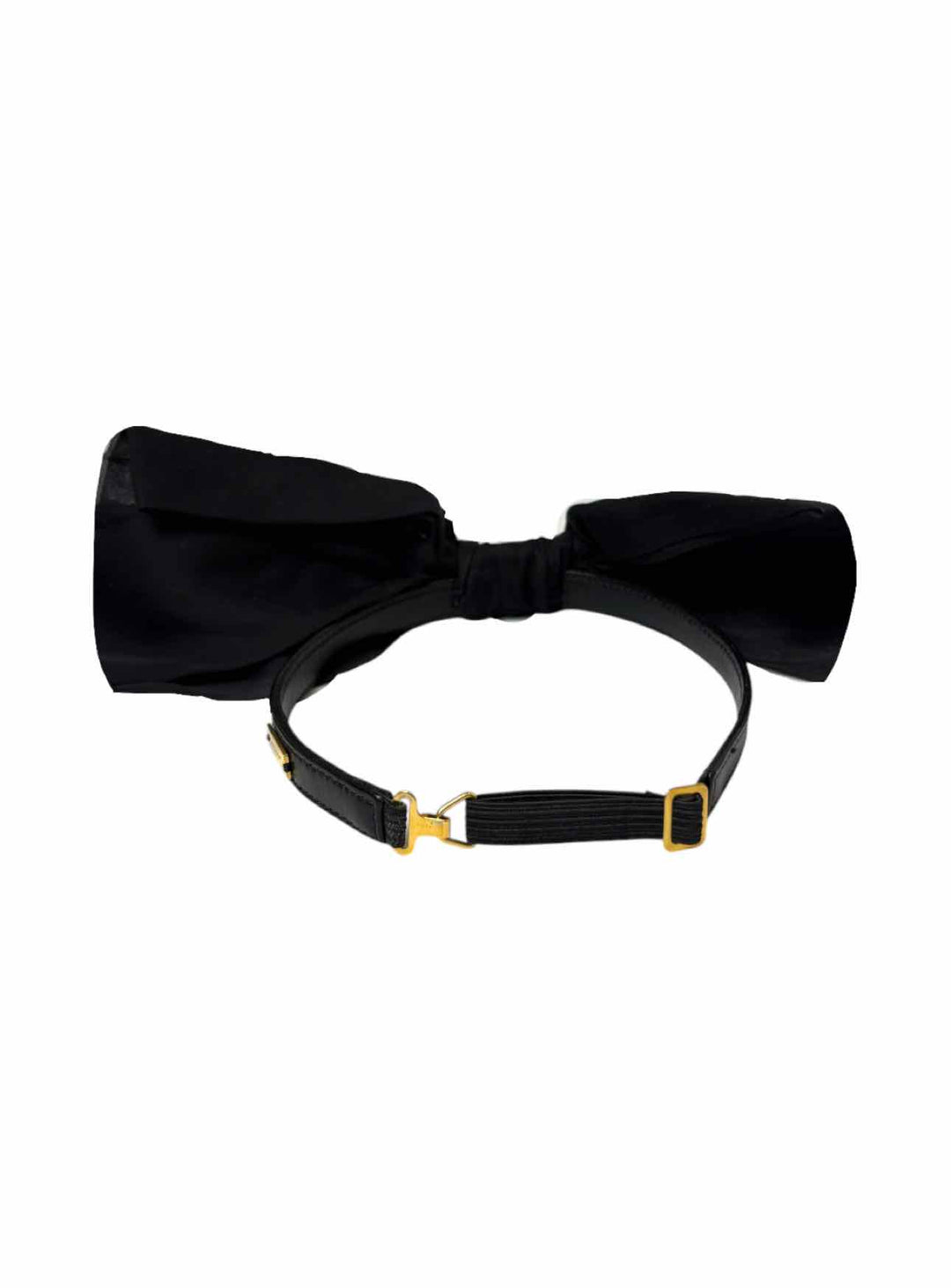 Saint Laurent Silk Bow Choker Necklace