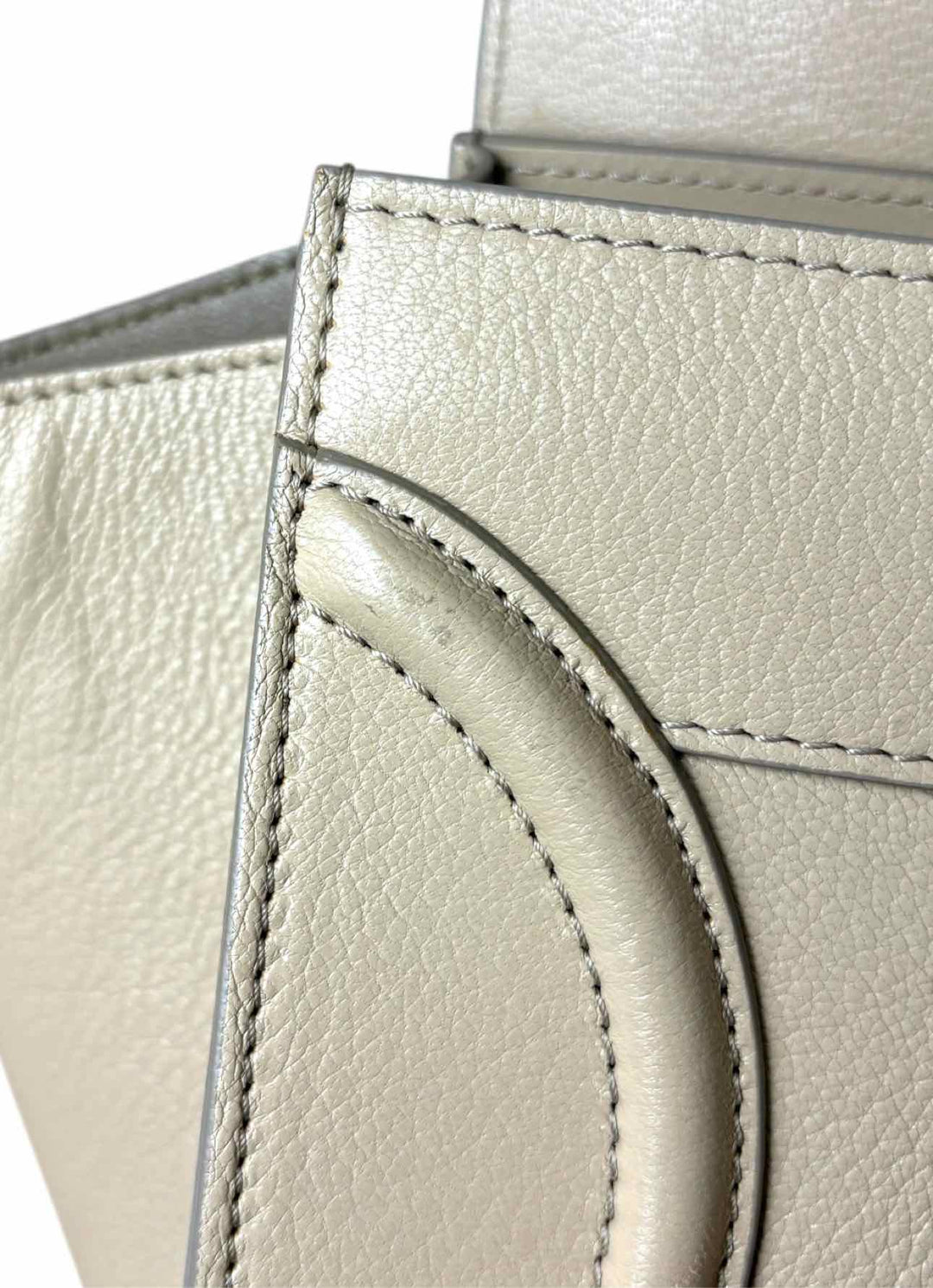 Celine Leather Mini Luggage Tote Purse