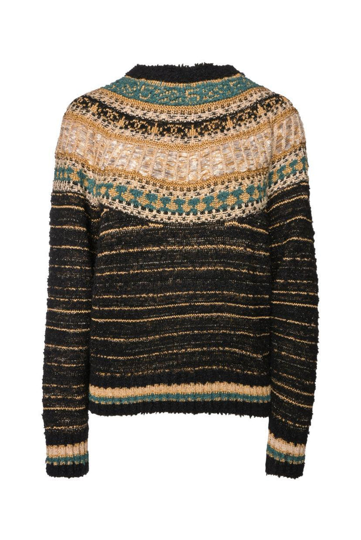 Chanel Size 38 Glitter Knit Silk-Blend Sweater