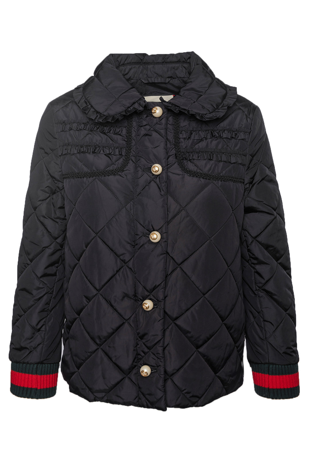 Gucci Size 38 Quilted Utility Jacket