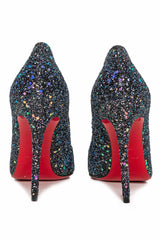 Christian Louboutin Size 35.5 Pigalle 100 Glitter Pumps