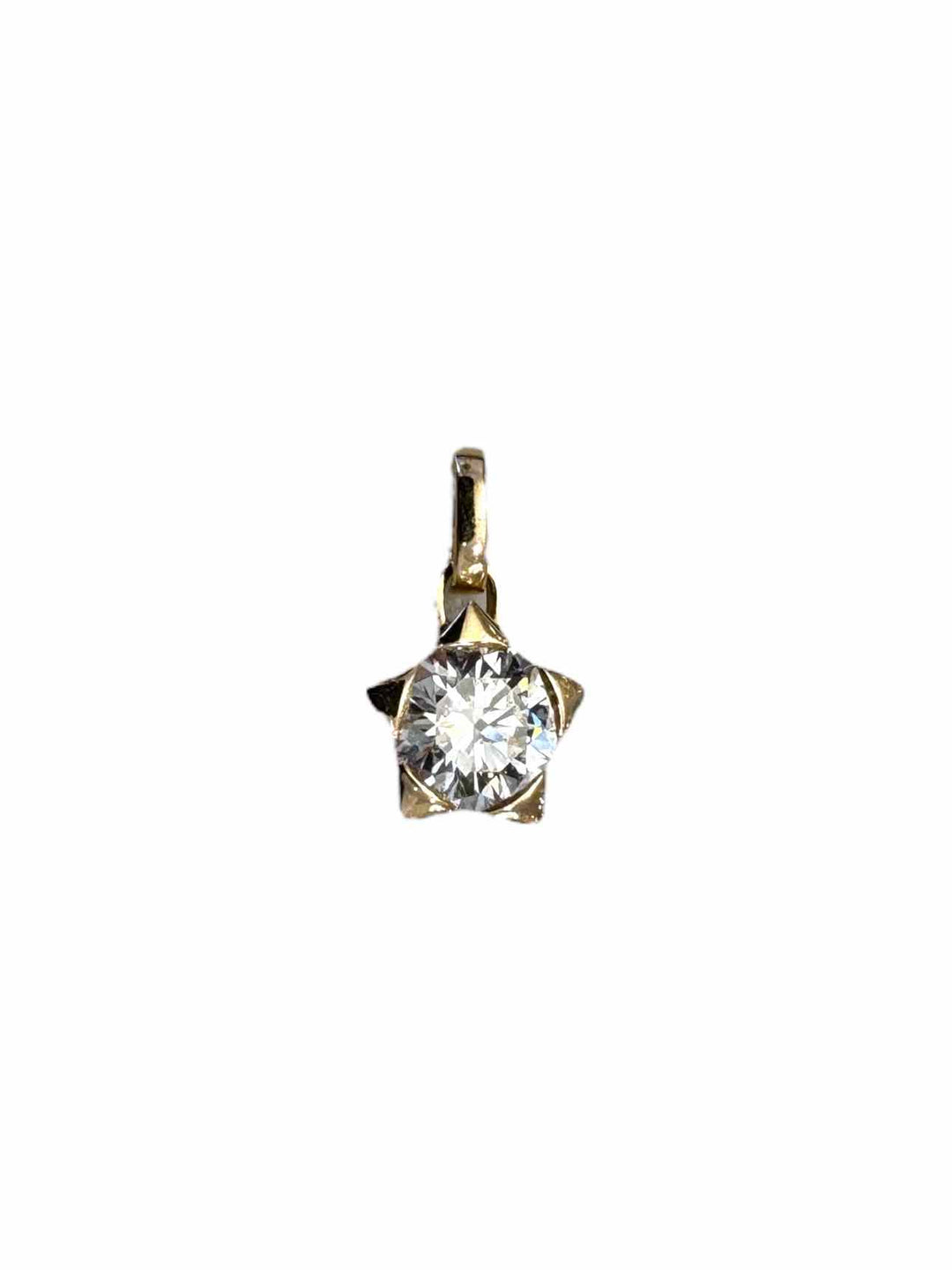 Pandora14K Talisman Lab Grown Diamond Star  Pendant