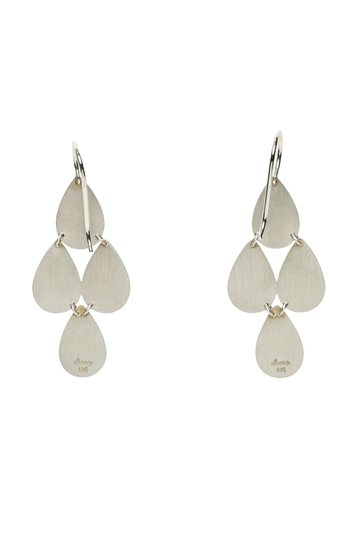 Irene Neuwirth 18K White Gold Four Drop Chandelier Earrings