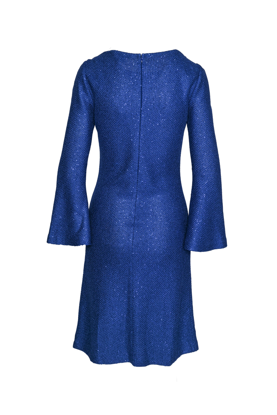 St. John Size 2 Sequin Embellished Wide Sleeve Midi Dress