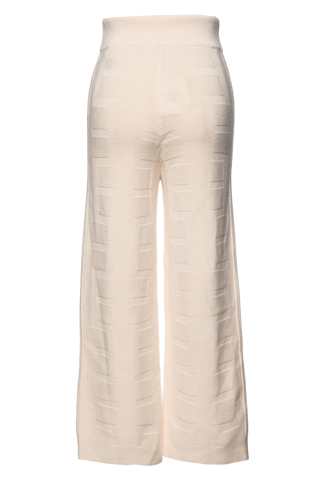 Hermes Size 2 Wool Geometric Jacquard Pants