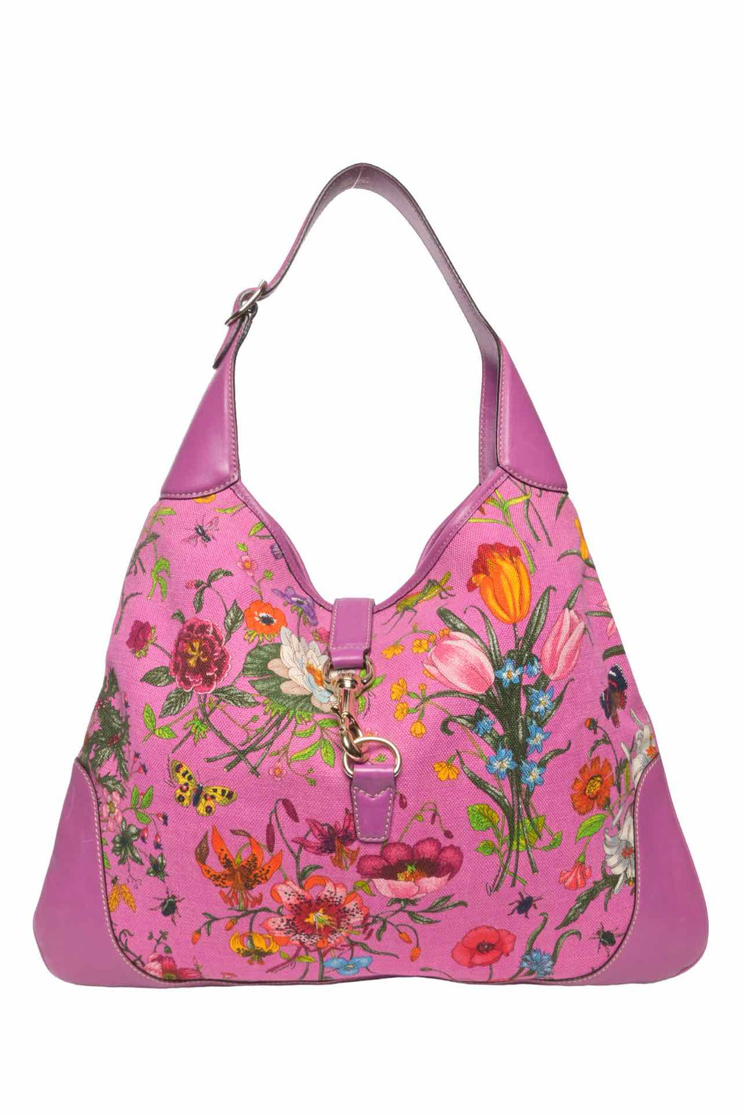 Gucci Canvas Floral Jackie Hobo
