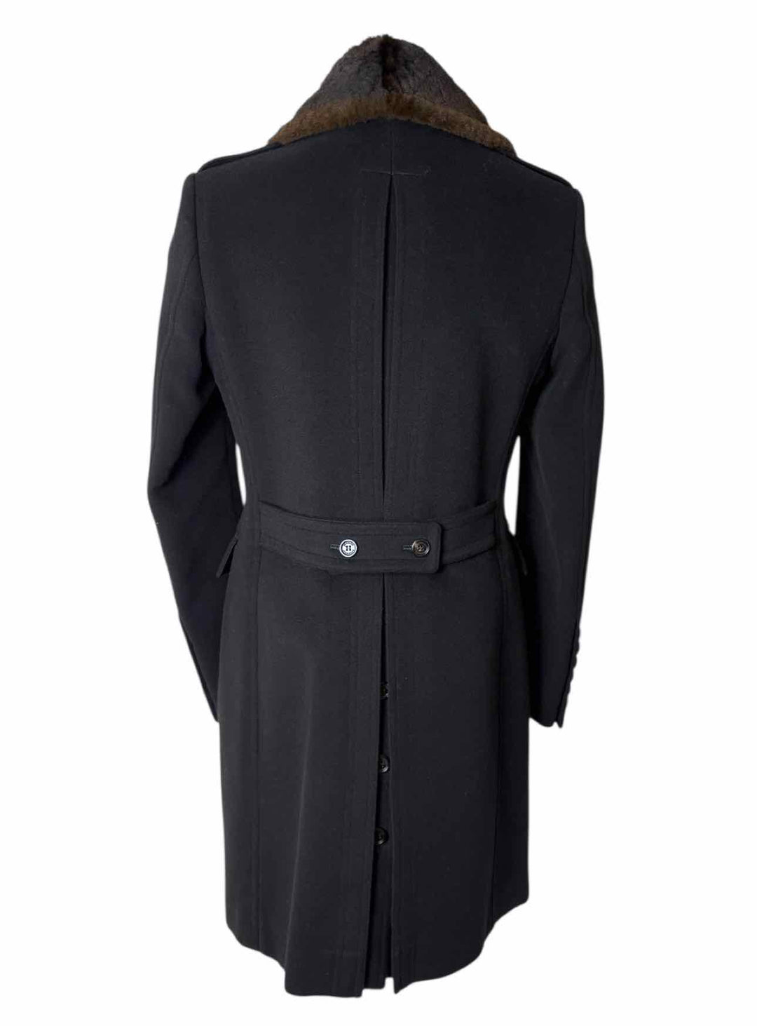 Burberry Prorsum Wool Rabbit Collar Size 50 Men's Coat