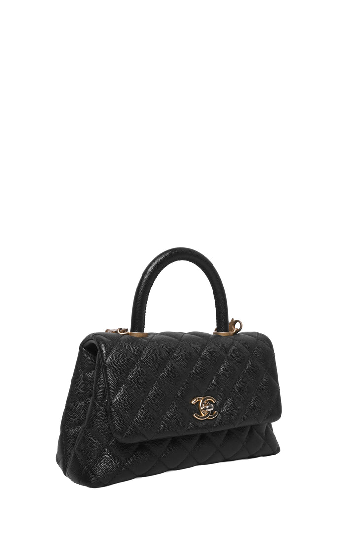 Chanel 2019 Mini Coco Top Handle Flap